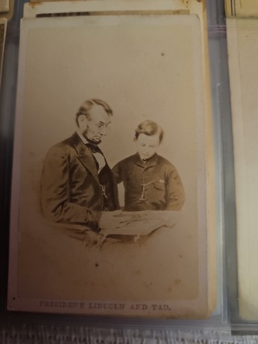 Civil war cdv abraham - of,